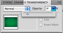 Transparency tab