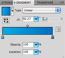 Blue Gradient in Illustrator