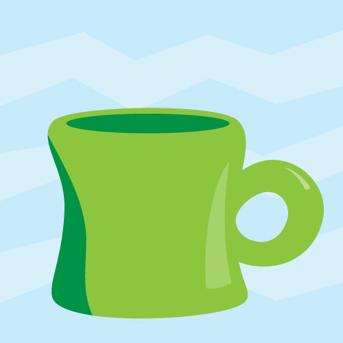 Vector Mug in Adobe Illustrator