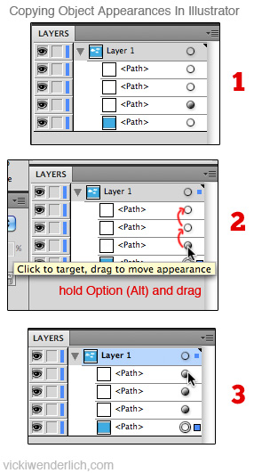 Illustrator copy the appearance of objects Illustrator copy the appearance of objects