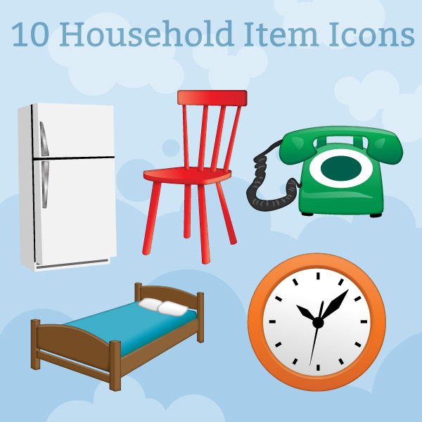 Home Object Icons - Game Art Guppy