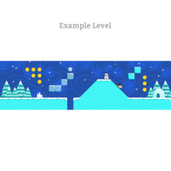 Ice world platformer block set