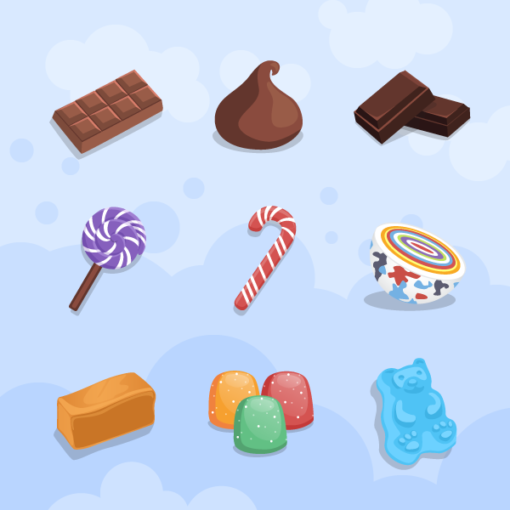 Nine Candy Icons