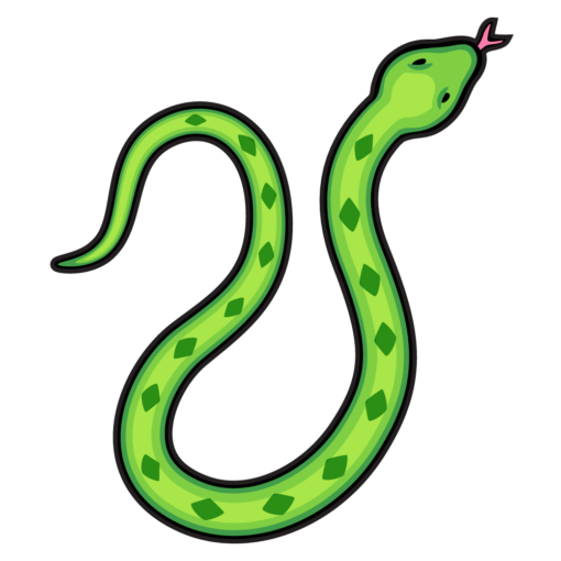 Green snake - Game Art Guppy