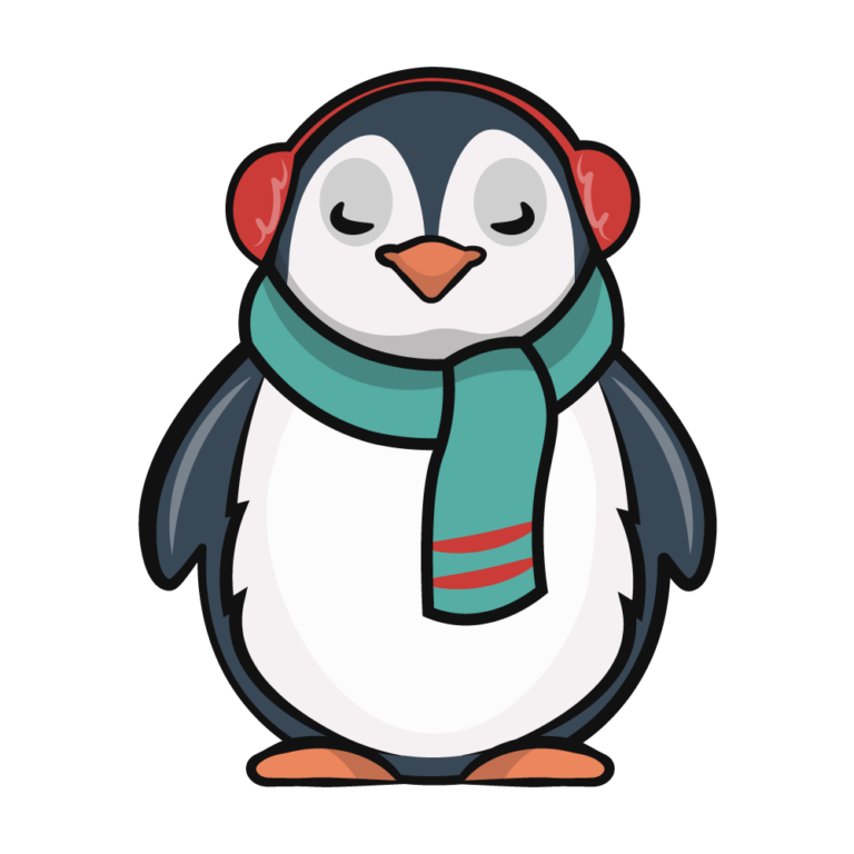 penguin with scarf squishmallow